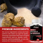 HoneyB2B | Maca & Panax Ginseng Capsules – Daily Vitality, Energy & Performance Support (120 Capsules) - Image 3