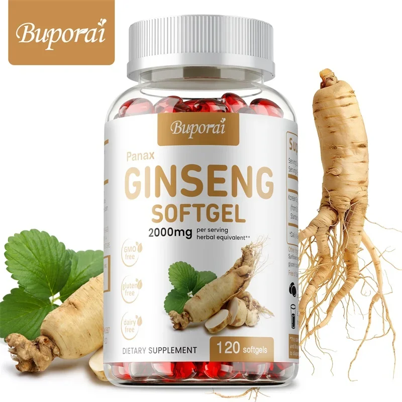 kf-Se4bc4843c8e744059eea80e8c80d468cr.webp BUPORUI Lion’s Mane, Reishi & Cordyceps Capsules | Energy & Immune Support - Image 1