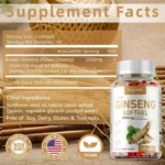 BUPORUI Lion’s Mane, Reishi & Cordyceps Capsules | Energy & Immune Support - Image 2