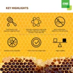 CNI Well3™ Royal Honey (680ml) - 100% Pure Japanese Pagoda Flower Honey - Image 4