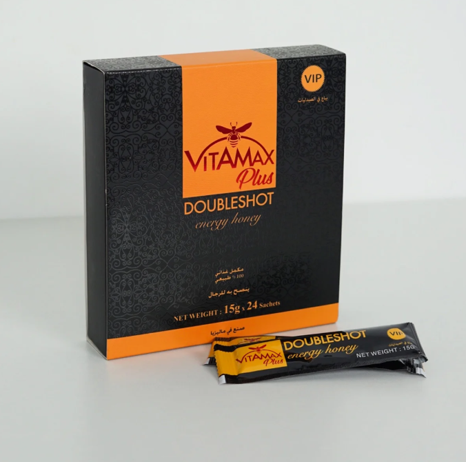 vitamaxplus.png VITAMAX PLUS Double Shot Energy Honey – Export Carton - Image 1